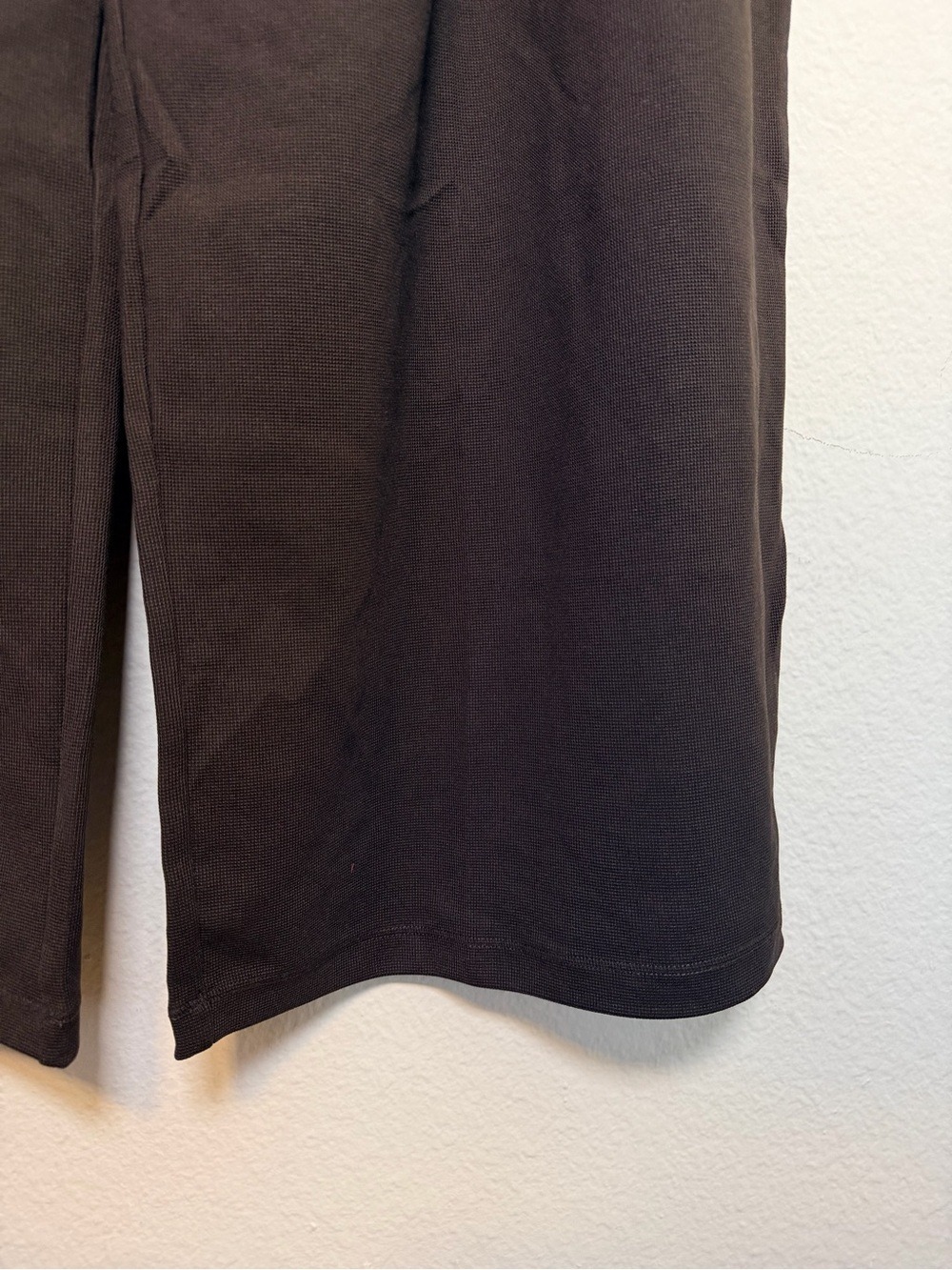NWT Halara High Waisted Wide Leg Pleated Work Pants Brown XL Regular - Picture 7 of 10